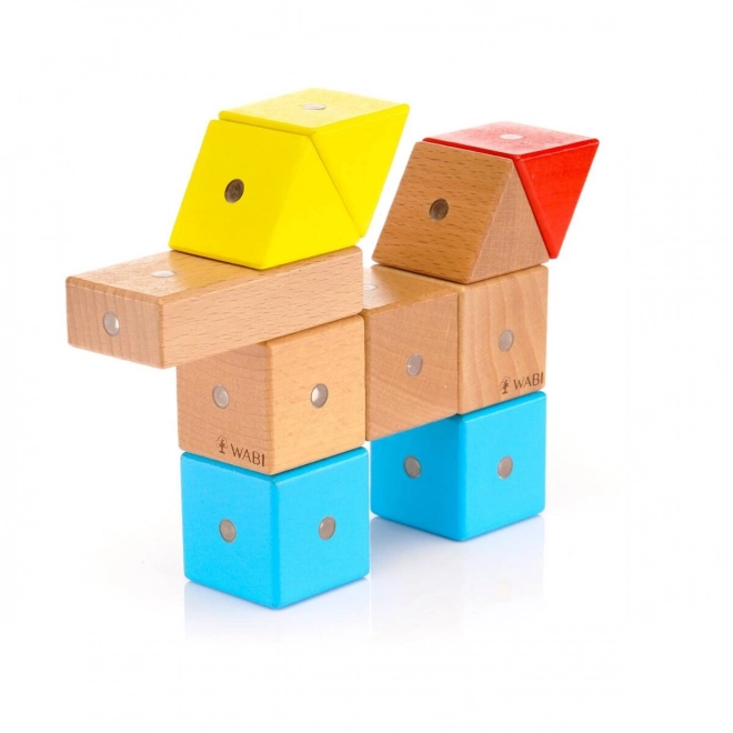 Blocs magnétiques en bois WABI 40 pièces