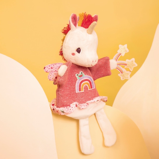 Marionnette à main Licorne Lena