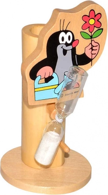 Support de brosse à dents Krtek avec fleur