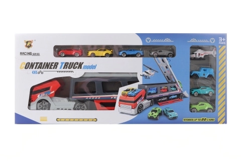 Camion basculant avec petites voitures