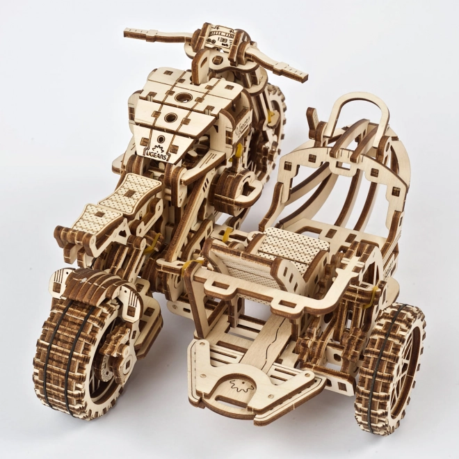 Ugears puzzle 3D Moto avec side-car 380 pièces