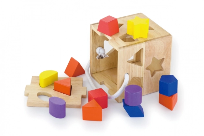 Cube en bois à encastrer