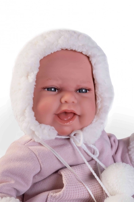 Antonio Juan 70360 CLARA - poupée réaliste bébé avec fonction de mouvement spéciale et corps en tissu doux - 34 cm