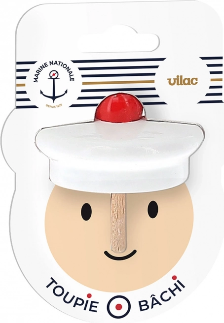 Toupie en bois VILAC chapeau de marin