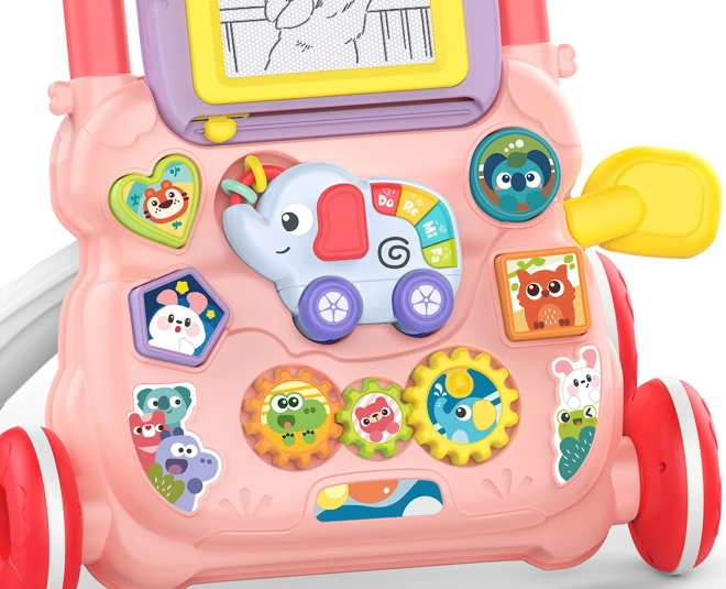 Trotteur interactif Woopie Baby avec musique et tableau effaçable