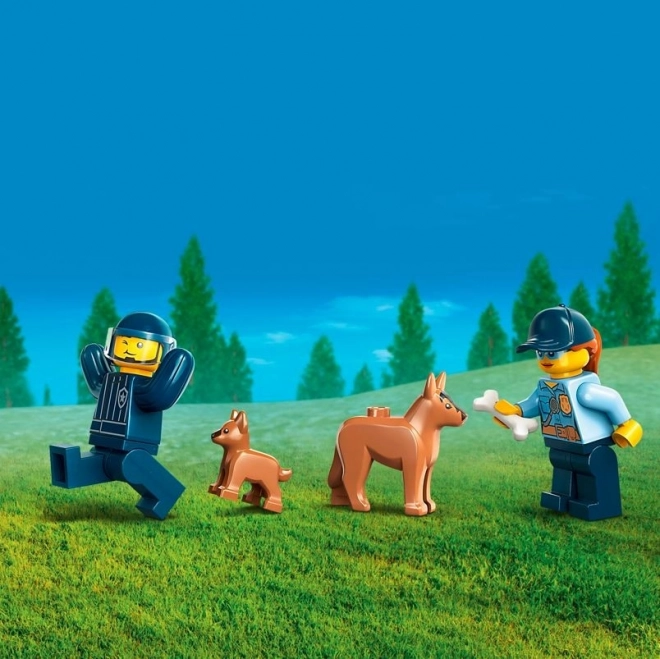 LEGOae City 60369 Terrain d'entraînement mobile des chiens policiers