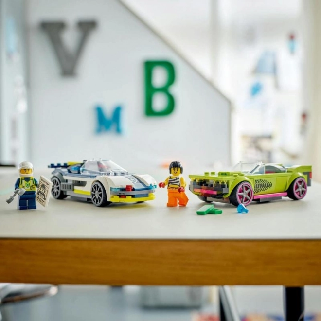 LEGO® City 60415 Poursuite de la voiture de police et du bolide