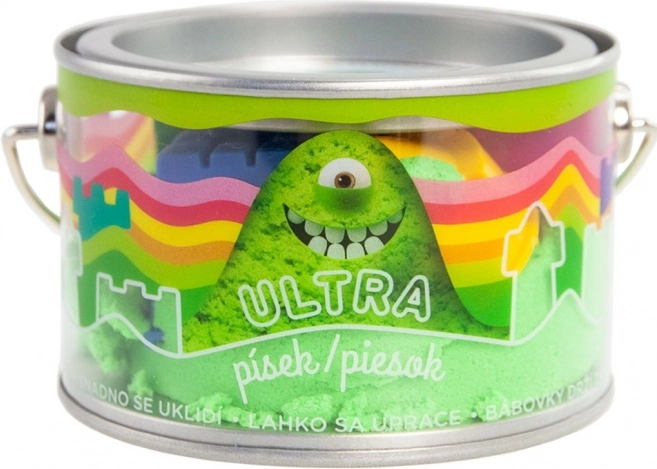 ULTRA SABLE 200 g – sable cinétique vert avec moules