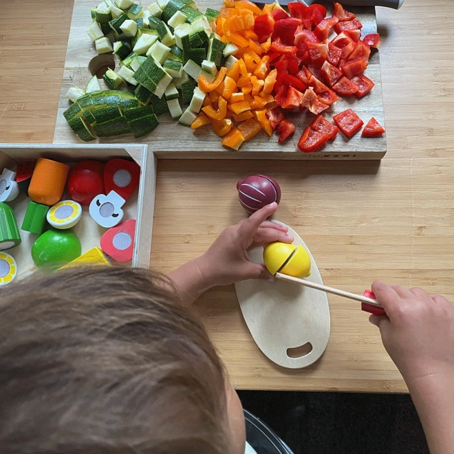 Bigjigs Toys Fruits à découper en boîte