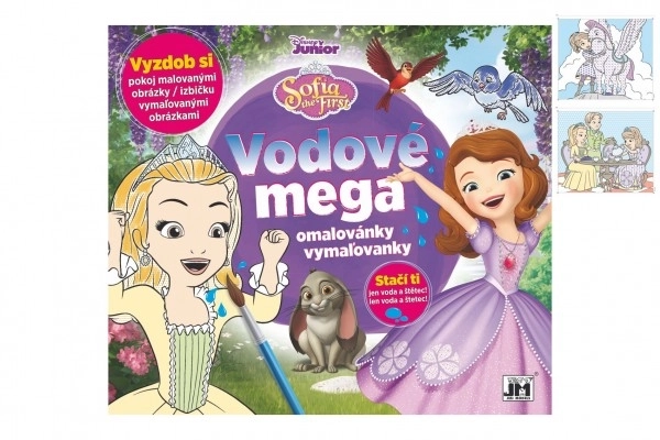 Livret à colorier à l'eau Sofia la Première
