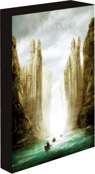 Tableau LED lumineux Le Seigneur des Anneaux Argonath 30 × 40 cm