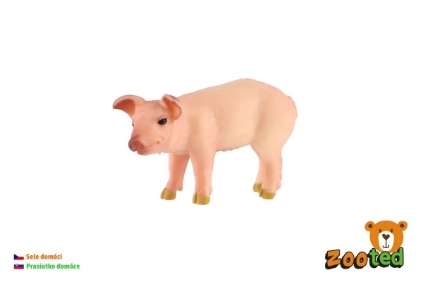 Cochon domestique en plastique porcelet 5 cm