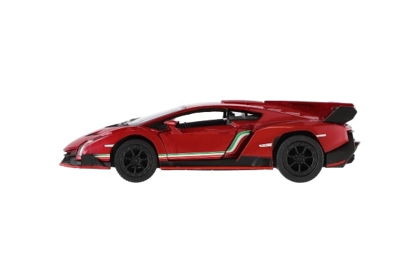 Auto Kinsmart Lamborghini Veneno métal/plastique 13cm à rétrofriction