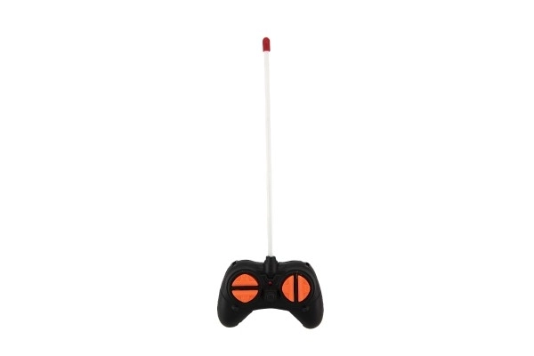 Auto RC mini SUV plastique 14cm 27MHz à téléc. sur batt. avec lumièr. 2 couleurs en boîte 16x12x10