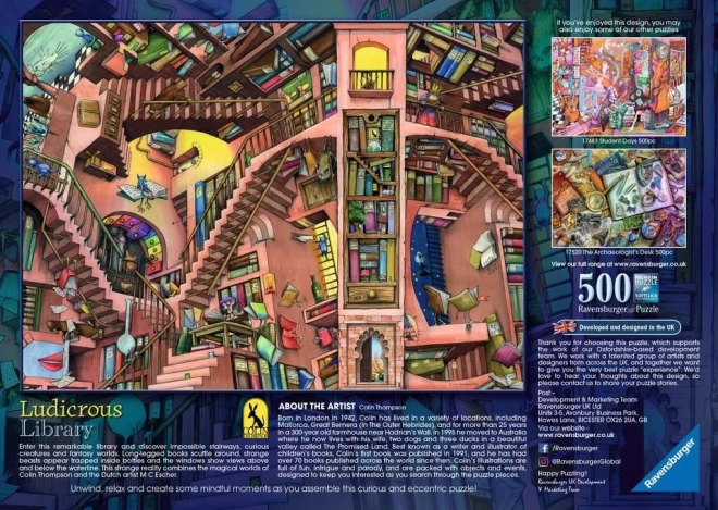 Puzzle Bibliothèque Absurd 500 pièces