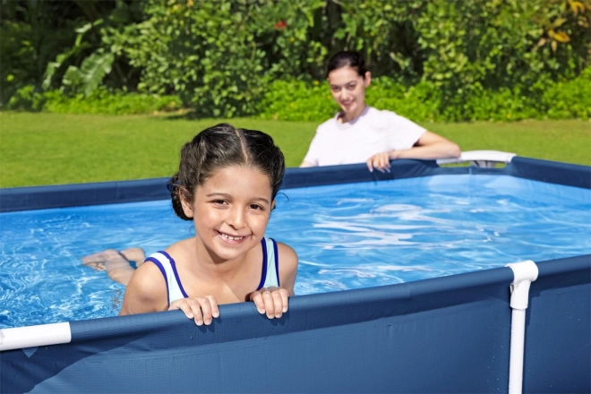 SplashJr Steel Pro 221x150x43 BESTWAY Piscine à ossature + kit de réparation