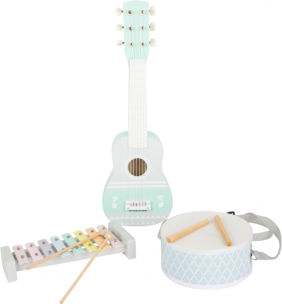SMALL FOOT set musical pastel pour enfants (3 pcs)