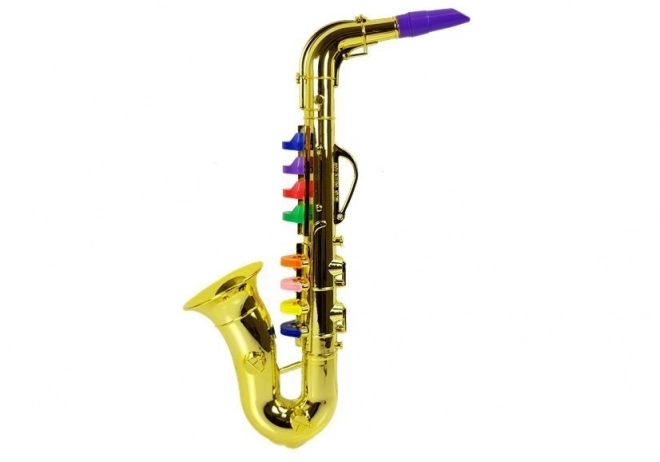 Instrument de saxophone couleur or