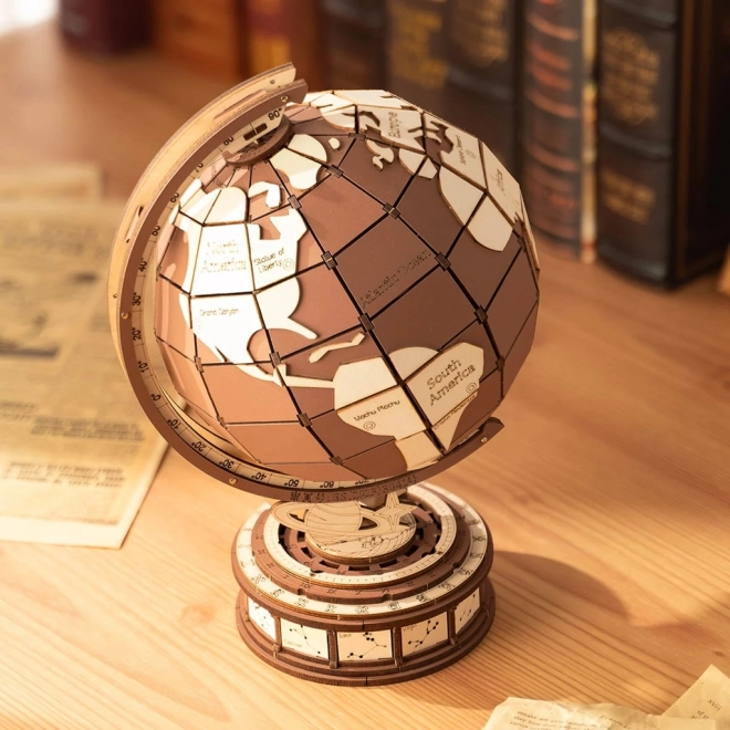 Puzzle en bois 3D Rolife Globe
