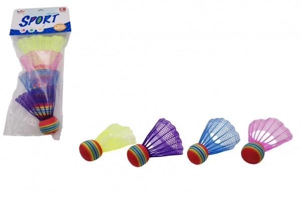 Volants colorés pour badminton