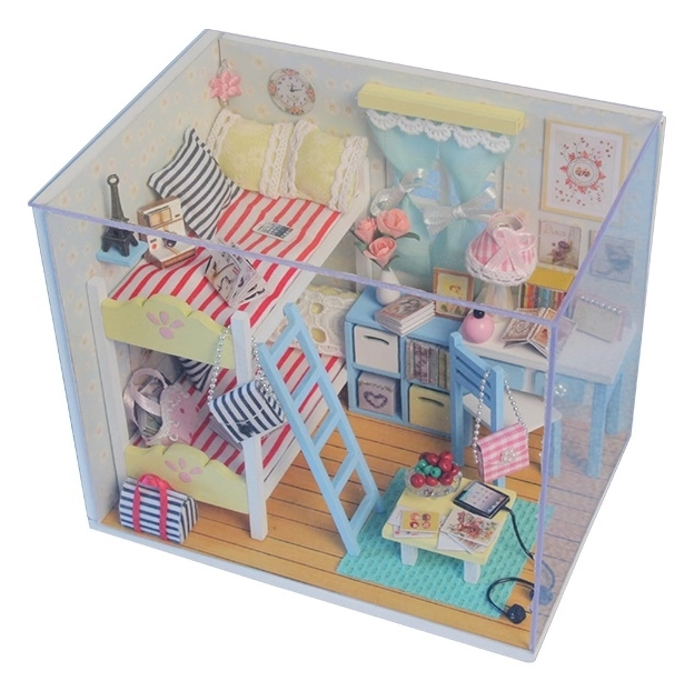Neuf miniatures de maisons Retour en enfance