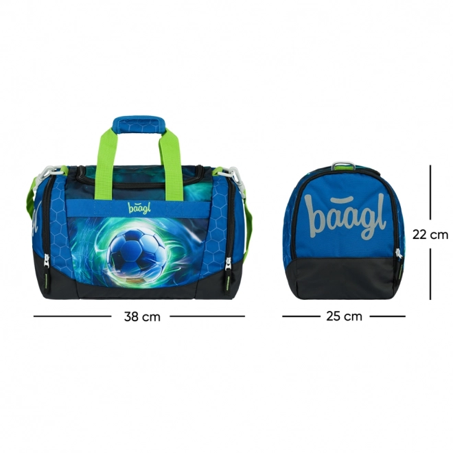 BAAGL Sac de sport pour enfants Ballon de football