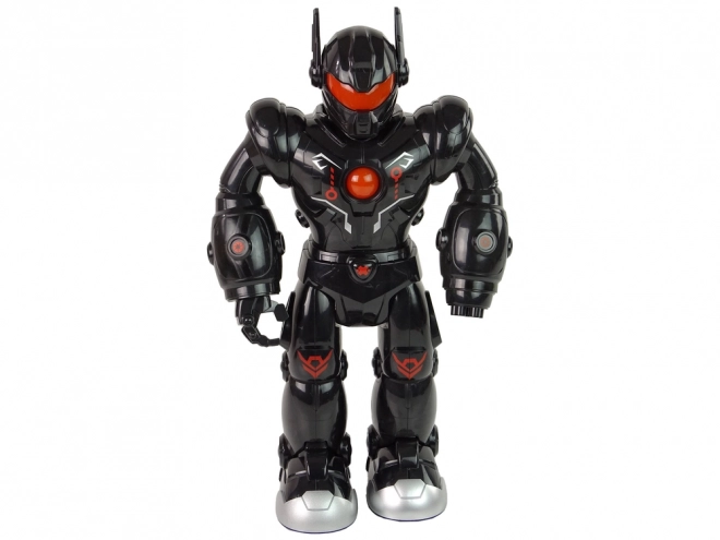 Robot interactif marche Son Lumières noir
