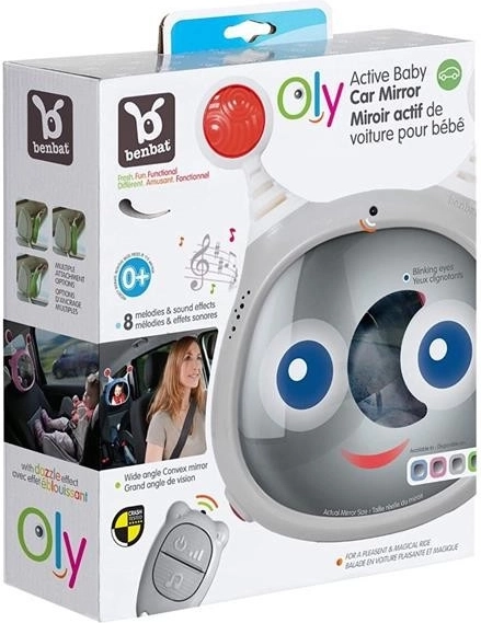 Miroir de voiture avec mélodies BenBat Gris
