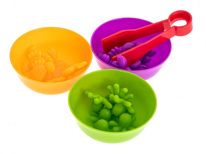 Jeu montessori en bois Apprends à compter – Créatures marines
