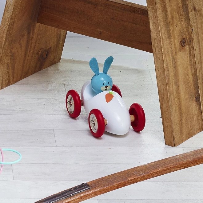 Voiture de course Lapin Vilac