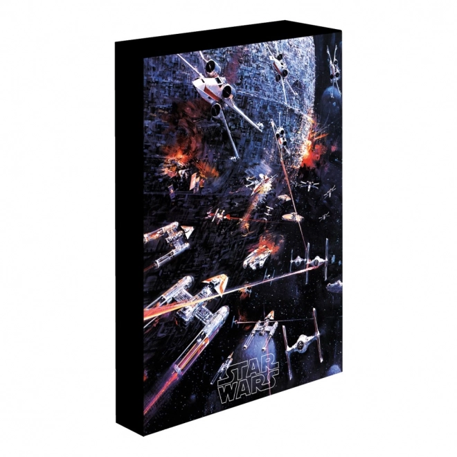 Tableau LED lumineux 30x40 cm, Star Wars