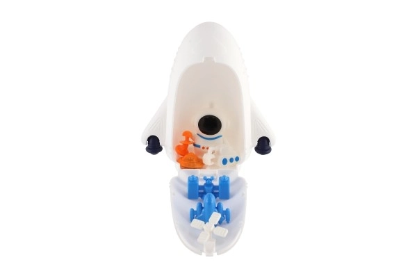 Navette spatiale avec accessoires en plastique 10x12x7cm