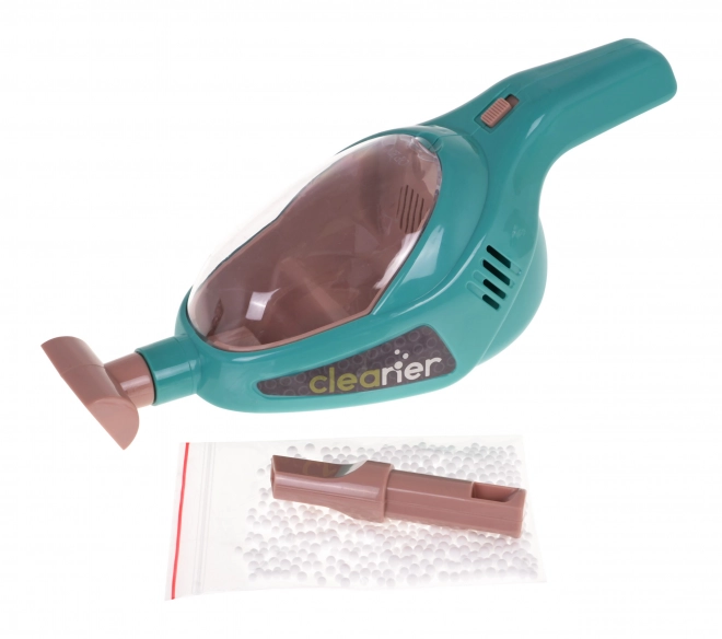 Chariot de nettoyage avec aspirateur à main et accessoires