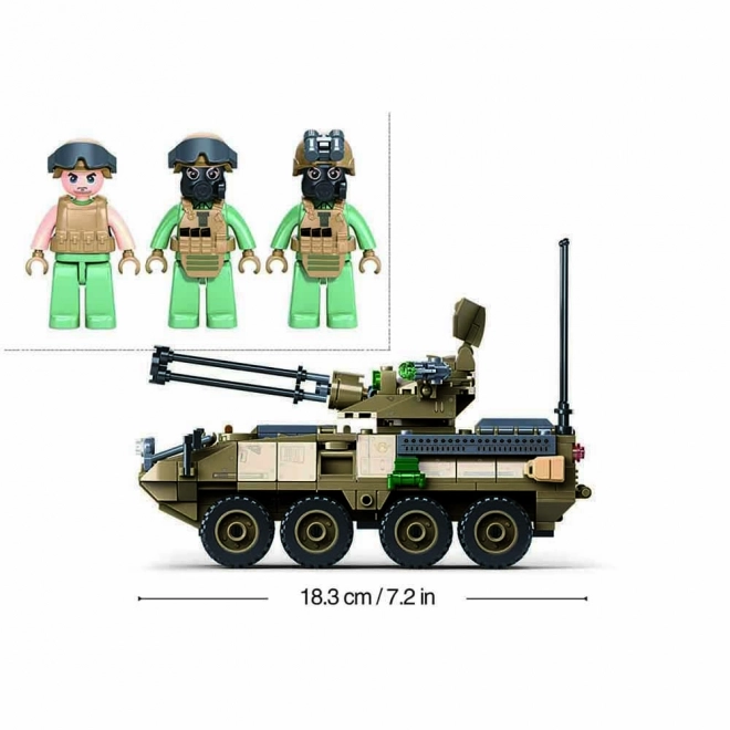 Char armé Sluban OEF Stryker ADS