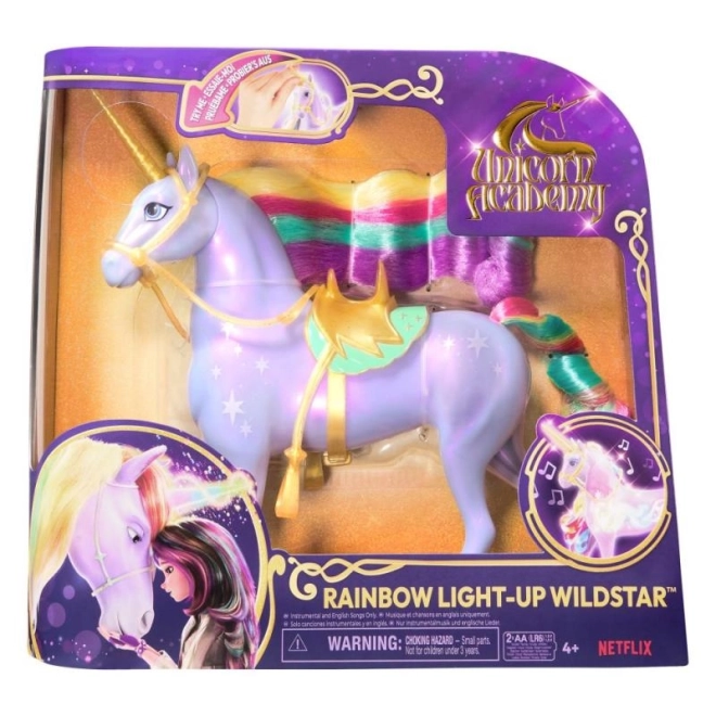UNICORN ACADEMY LICORNE LUMINEUSE WILDSTAR 24cm
