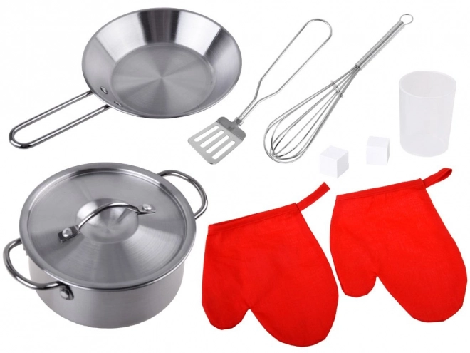 Grande cuisine en bois avec lumières et sons