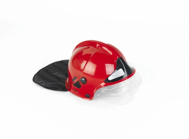 Casque de pompier rouge