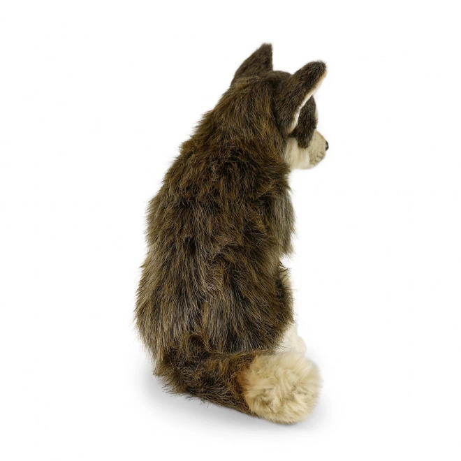 Rappa Loup en peluche assis 28 cm ÉCOLOGIQUE