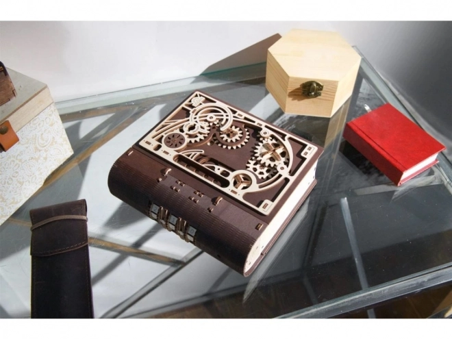 Ugears 3D puzzle mécanique en bois Livre des secrets