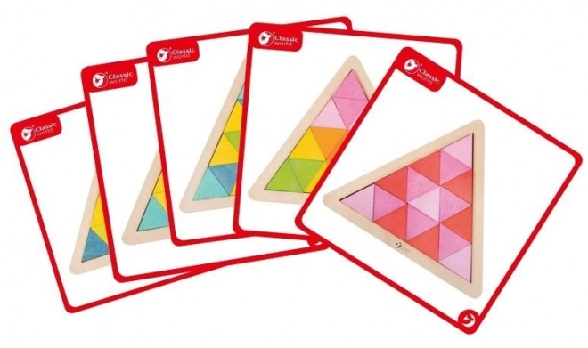 CLASSIC WORLD Mosaique en bois Triangle