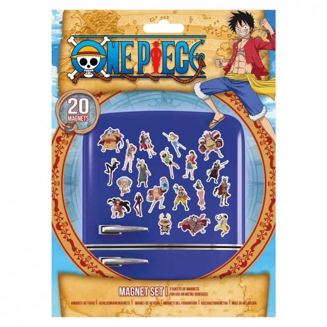 Ensemble d'aimants One Piece : Grande ère pirate