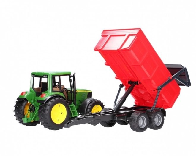 Tracteur Bruder John Deere et remorque basculante