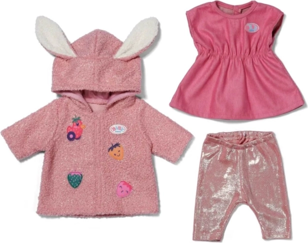 baby born ensemble manteau et robe pour poupée 43 cm