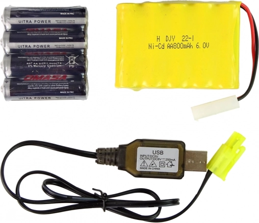 Batterie et piles incluses