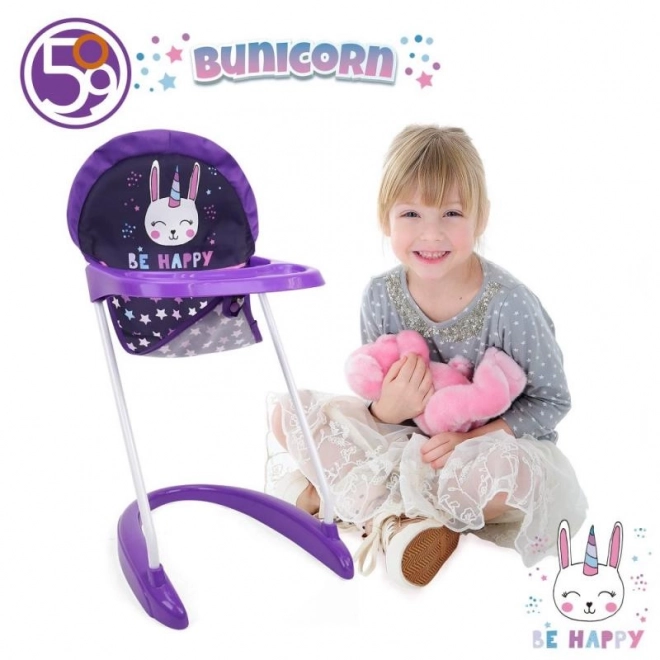 Chaise haute pour poupées Crew