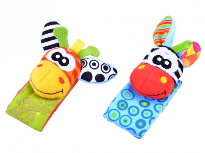 Chaussettes + hochets ensemble de 4 pcs ZA4006