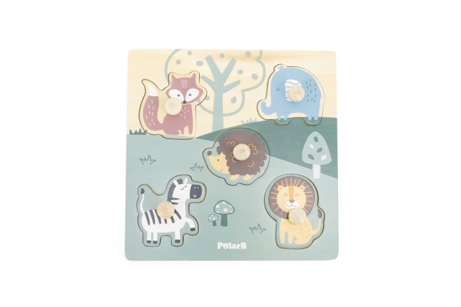 Puzzle en bois - animaux