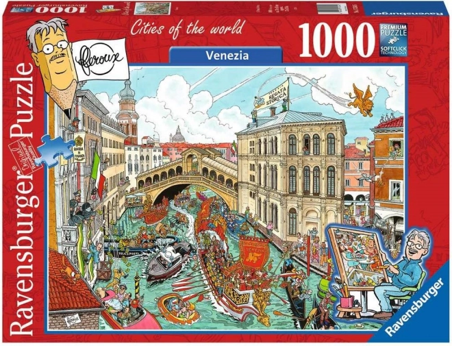RAVENSBURGER Puzzle Villes du monde : Venise 1000 pièces