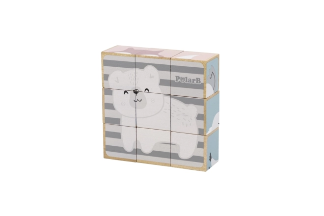 Blocs en bois 9 pcs