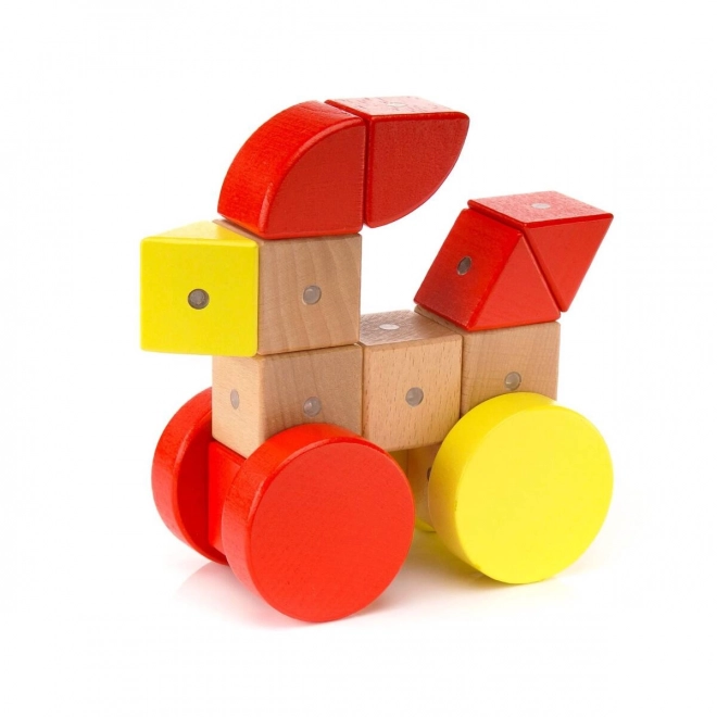 Blocs magnétiques en bois WABI 40 pièces